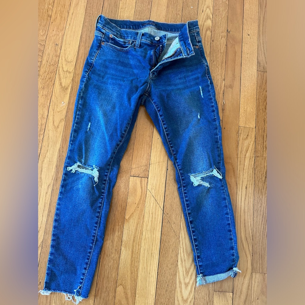 Lucky Beand jeans. Size 10. Ava mid-rise. Ripped jeans. Only worn a few times